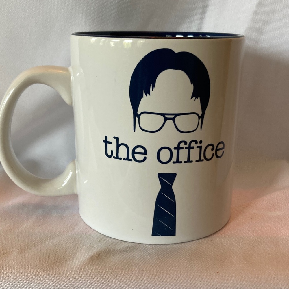 Universal White and Blue Themed Mug